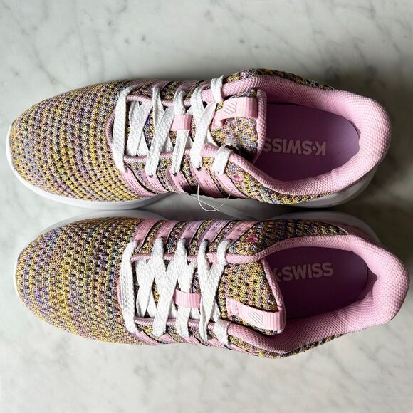 K Swiss District Sneakers Low Top Pink Rainbow - Women's Size 8.5 NEW in BOx - Picture 6 of 8